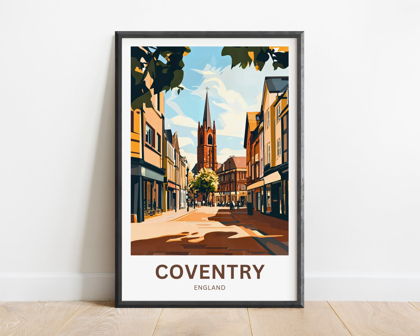 Coventry Travel Poster- Mesmerizing Street View
