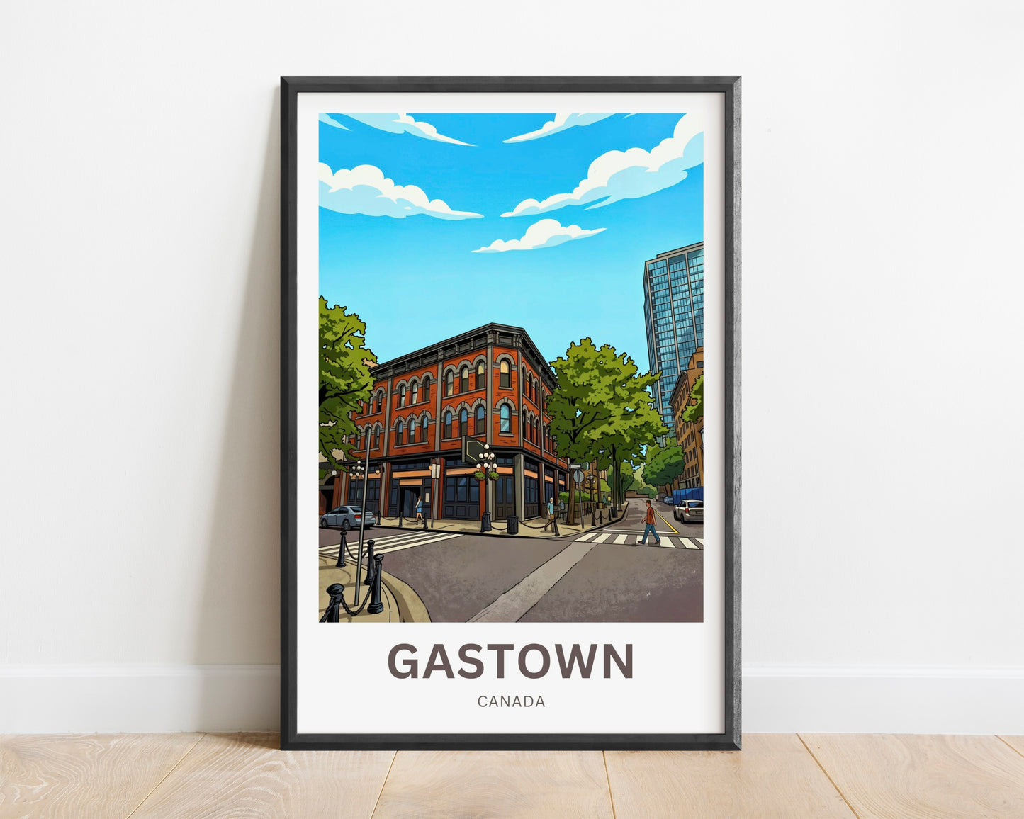Gastown Travel Poster - Classic Streets