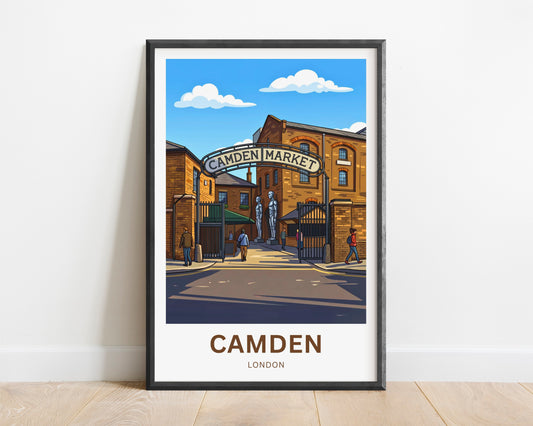 Camden Travel Poster - Market Finds