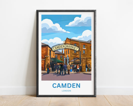 Camden Travel Poster - Market Life