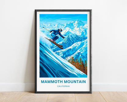 Mammoth Mountain Travel Poster