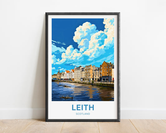 Leith Travel Poster - Edinburgh’s Waterfront Gem