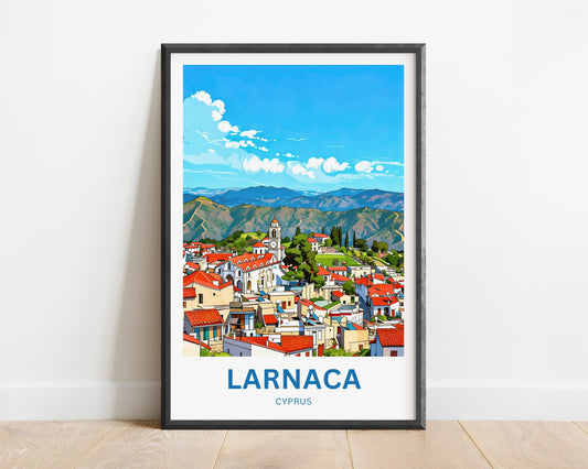 Larnaca Travel Poster