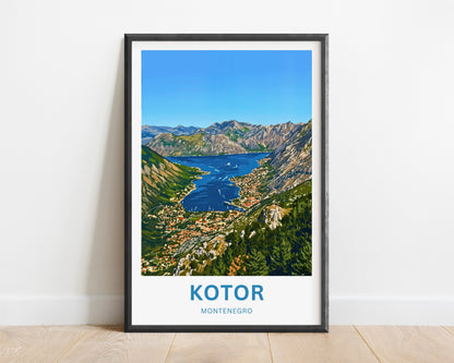 Kotor, Montenegro Travel Poster -   Captivating Beauty