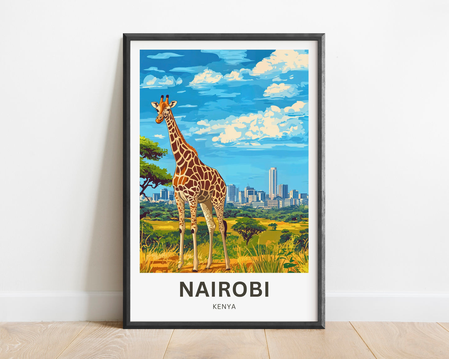 Nairobi Travel Poster - Kenya