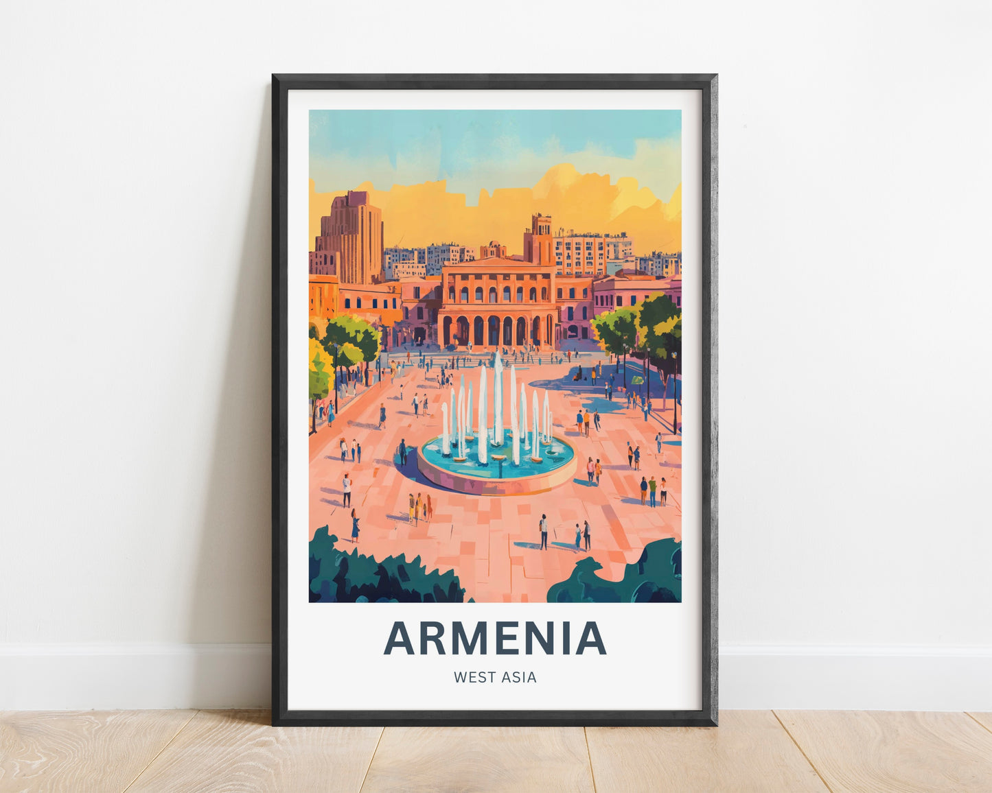 Armenia Travel Poster - Captivating Colors of the Country