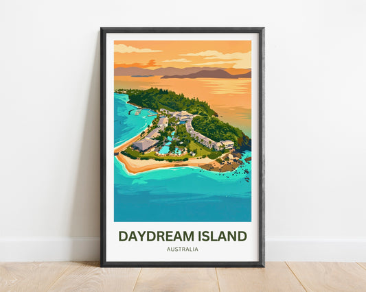 Daydream Island Travel Poster - Whitsunday Gem