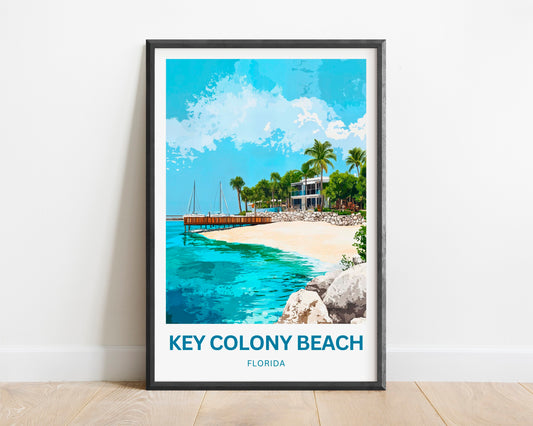 Key Colony Beach Travel Poster