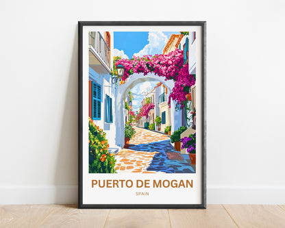 Puerto de Mogán Travel Poster - A Stroll Through Paradise