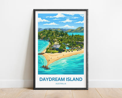 Daydream Island Travel Poster - Turquoise Waters