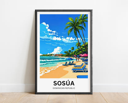 Sosúa Travel Poster- Beach Life