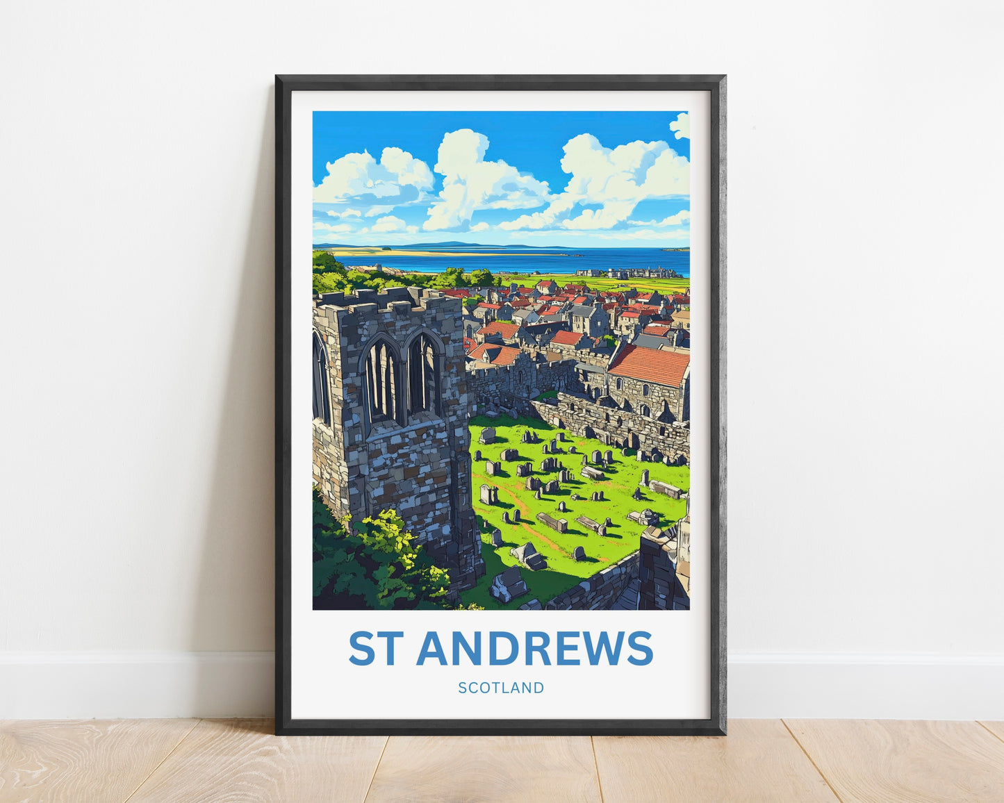 St. Andrews Travel Poster - Historical Land