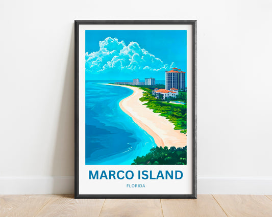 Marco Island Travel Poster