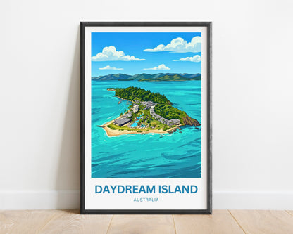 Daydream Island Travel Poster - Australia Ocean Serenity