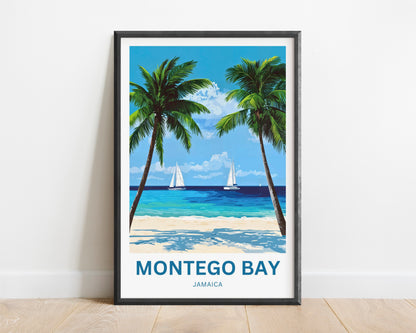 Montego Bay Travel Poster - Jamaica Paradise