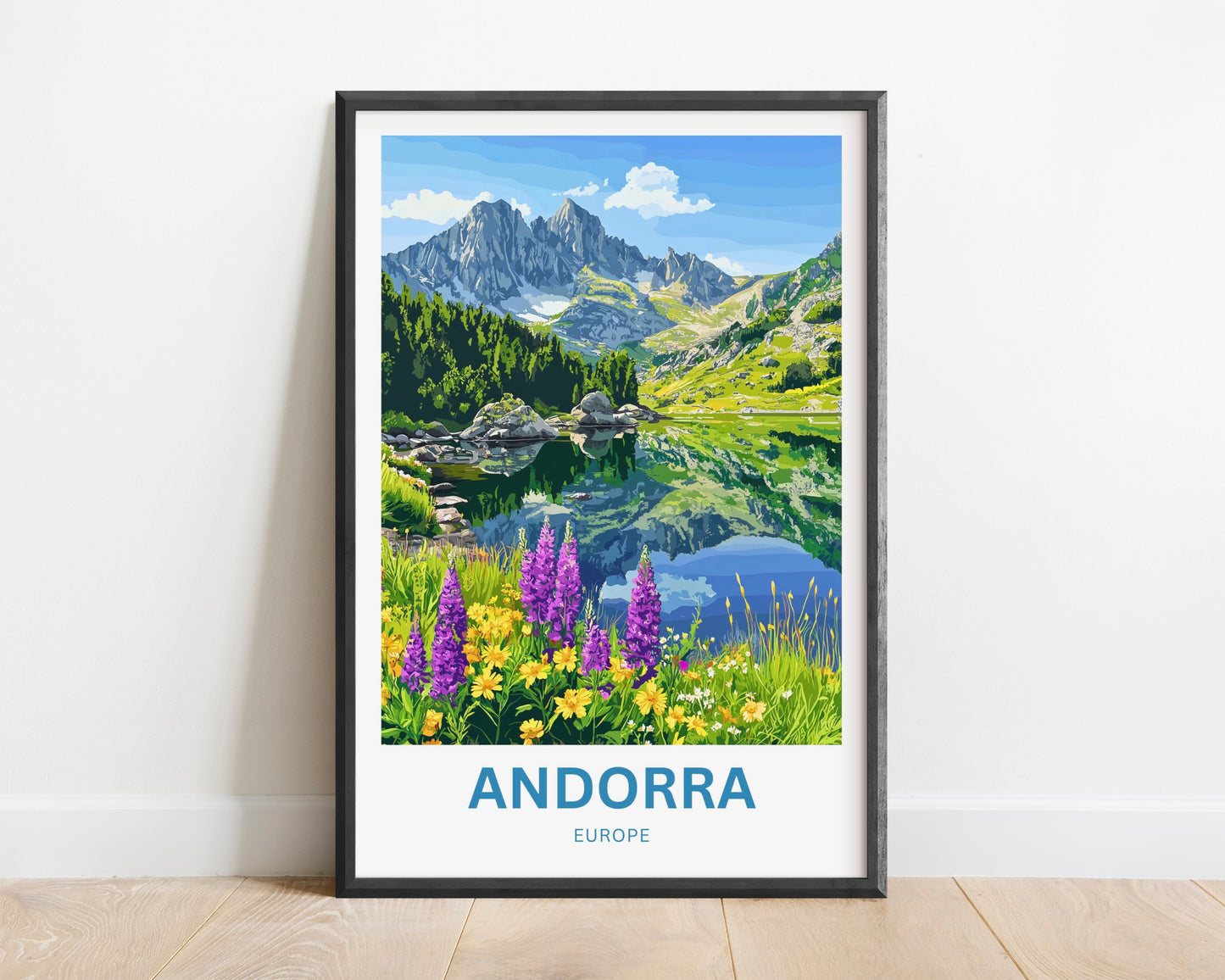 Andorra Travel Poster- Captivating Hidden Gems