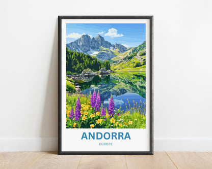 Andorra Travel Poster- Captivating Hidden Gems