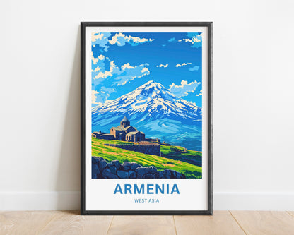 Armenia Travel Poster - Land of Light & Legacy