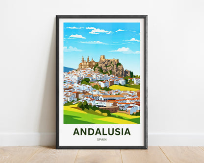 Andalusia Travel Poster - Southern Spain