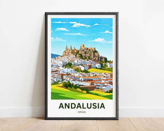 Andalusia Travel Poster - Southern Spain