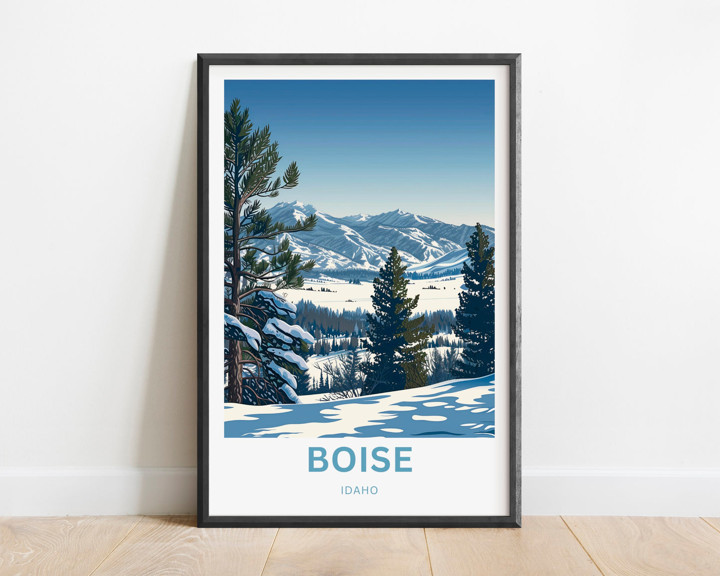 Boise Travel Poster - Enchanting Escape Experience