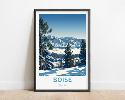 Boise Travel Poster - Enchanting Escape Experience