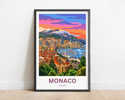 Monaco  Travel Poster - Europe