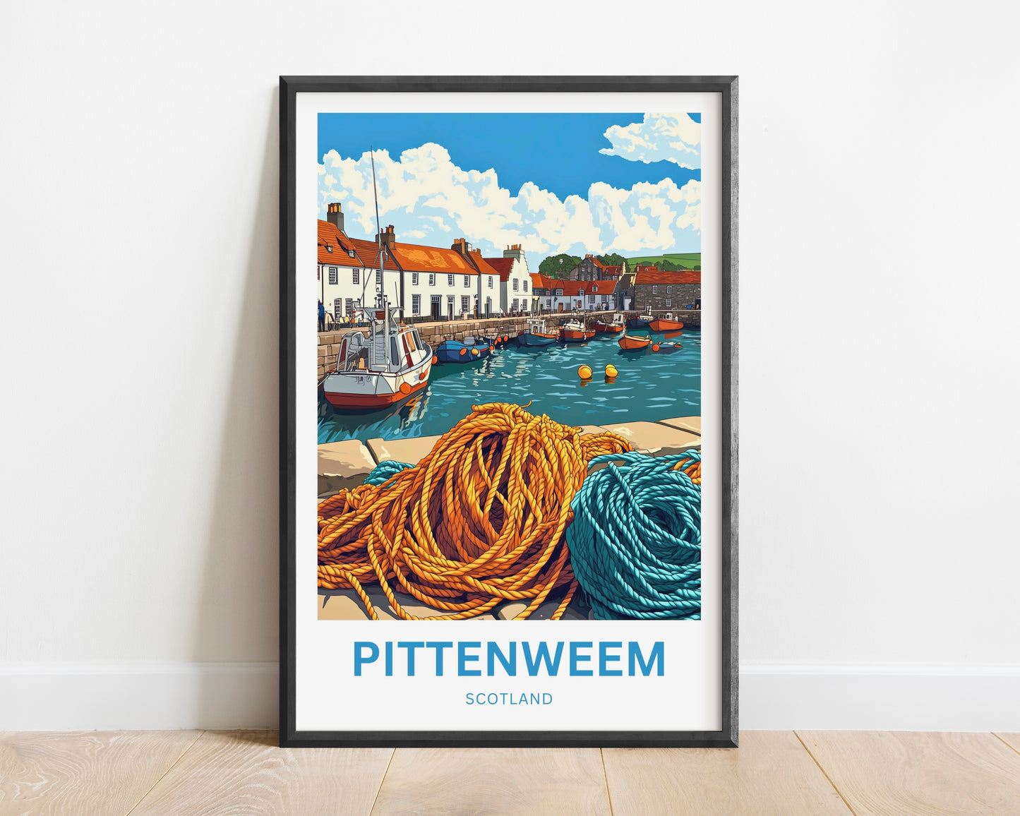 Pittenweem Travel Poster - Scotland
