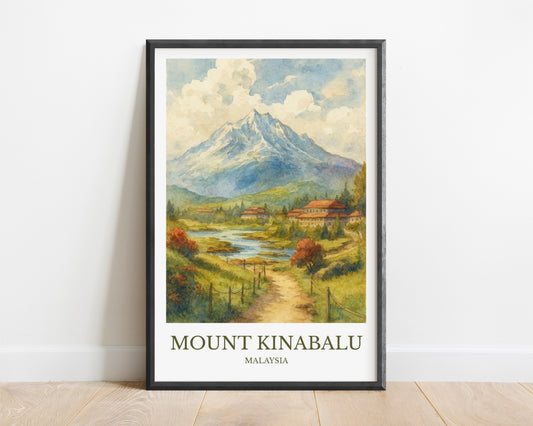 Utah, Watercolor design poster, United States Print, Utah Wall Art