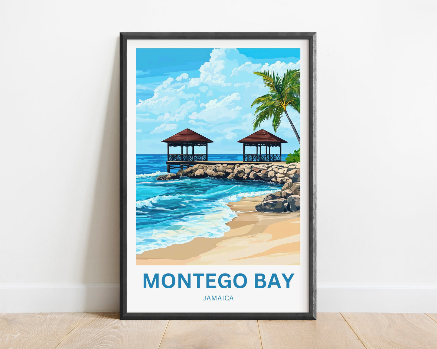 Montego Bay Travel Poster - Jamaica Retreat