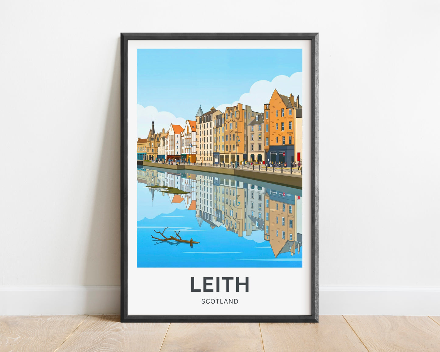Leith, Edinburgh Travel Poster