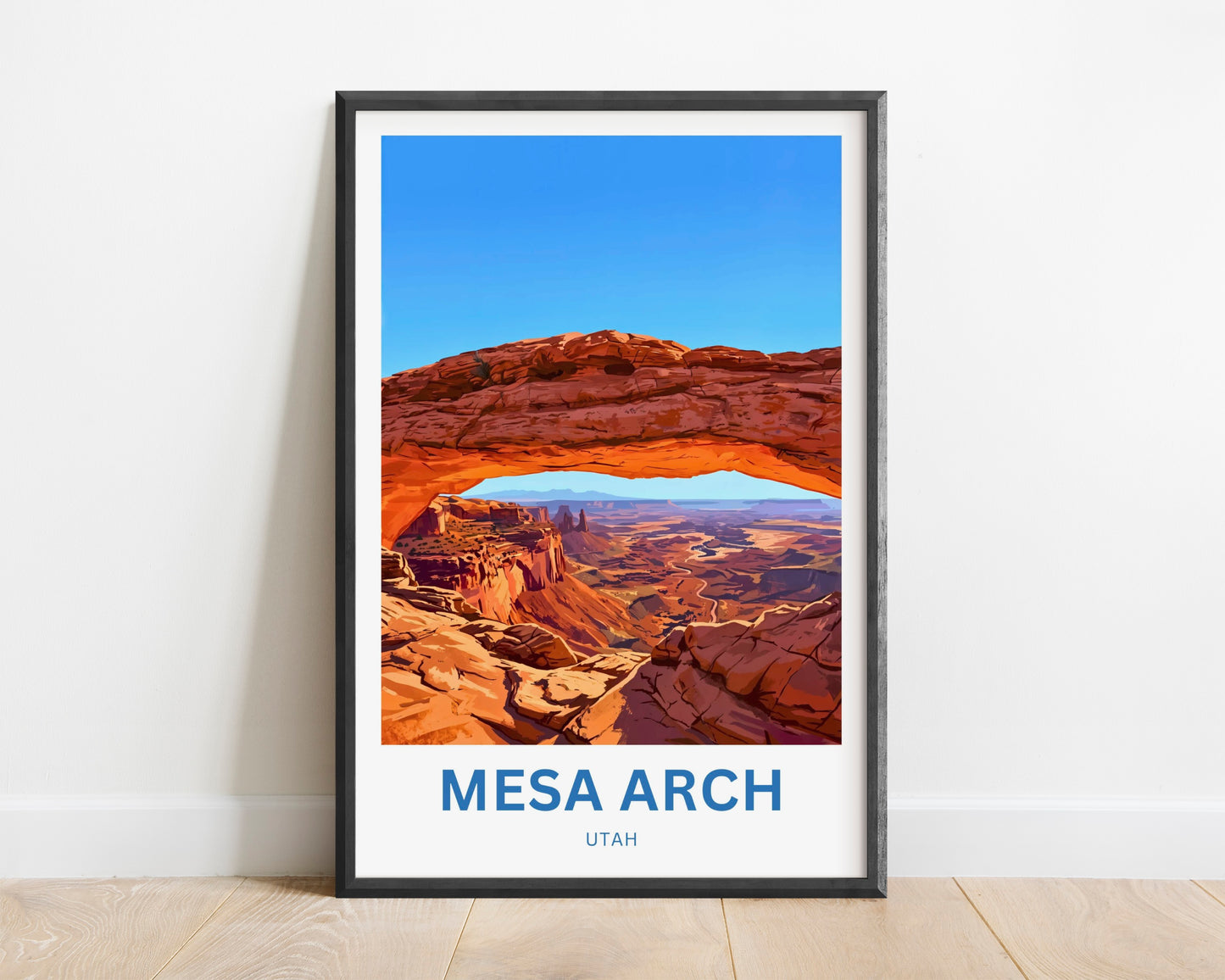 Mesa Arch Travel Poster -   Breathtaking View