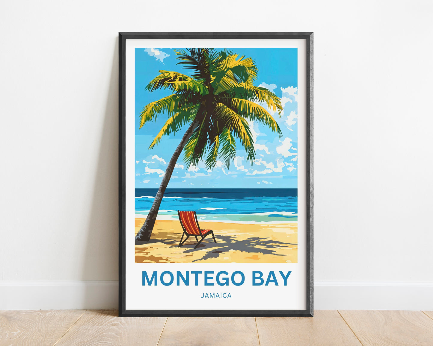 Montego Bay Travel Poster - Jamaica’s Tropical Jewel