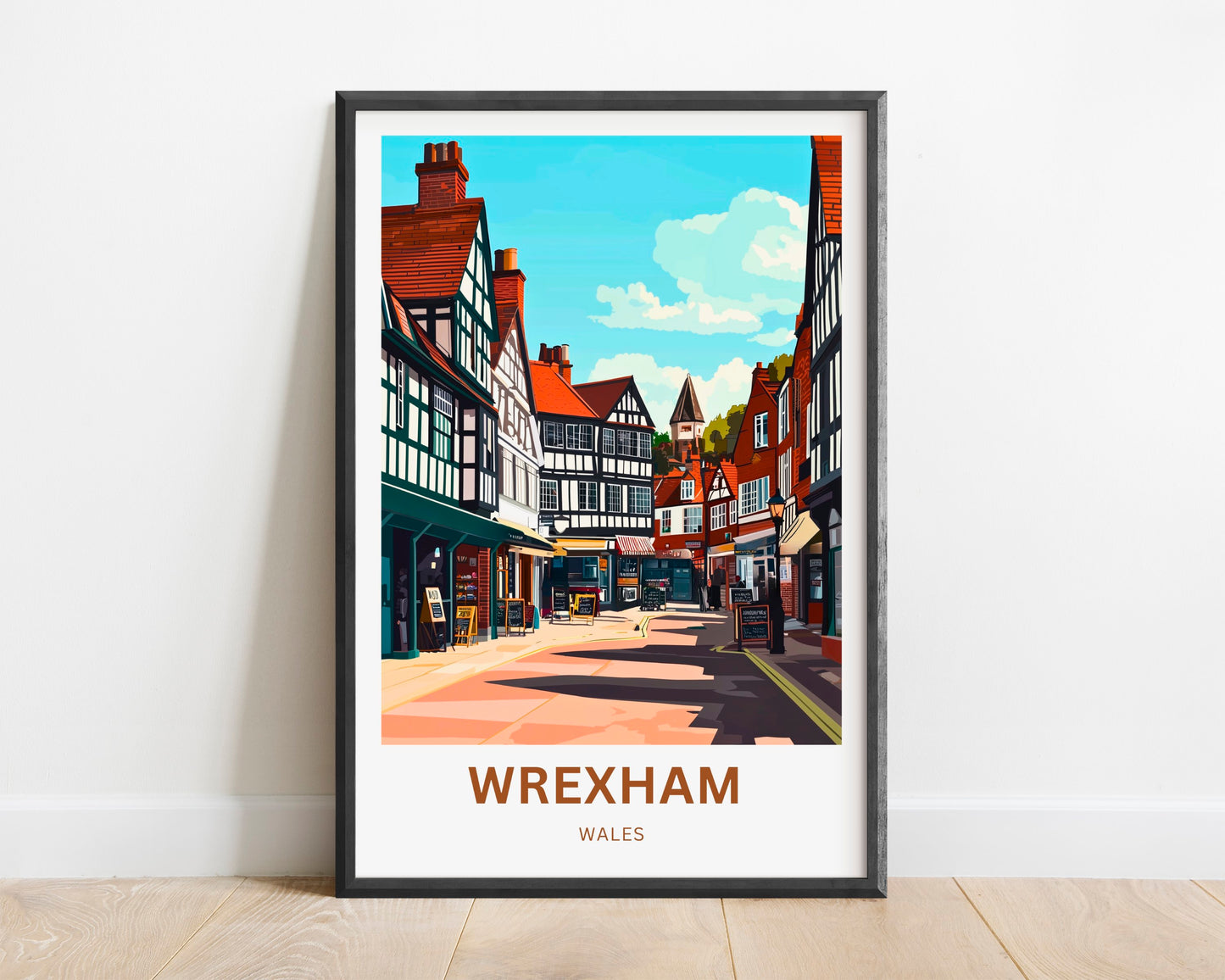 Wrexham Travel Poster