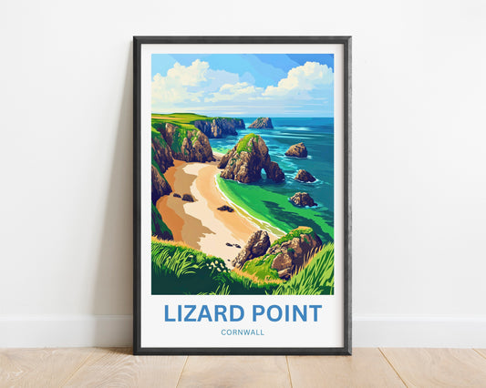 Lizard Point Travel Poster - Captivating Escape