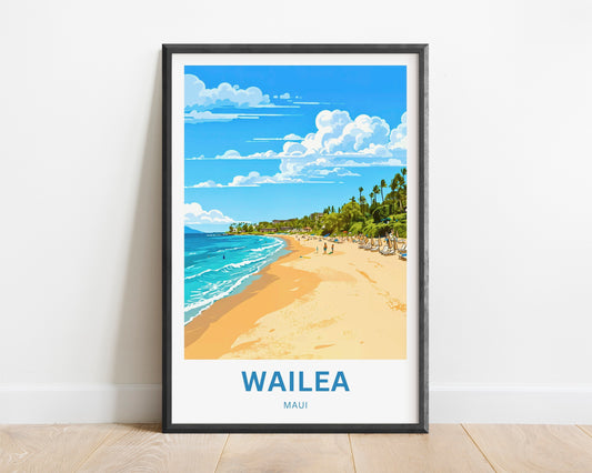 Wailea Travel Poster -  Pacific Dream