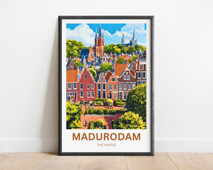 Madurodam Travel Poster- Netherlands—Miniature Style