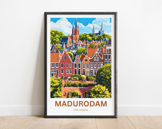 Madurodam Travel Poster- Netherlands—Miniature Style