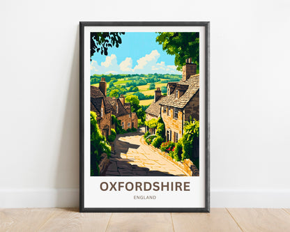 Oxfordshire Travel Poster