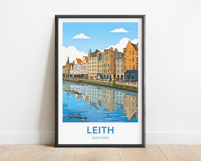 Leith Travel Poster - Scotland’s Coastal Heart