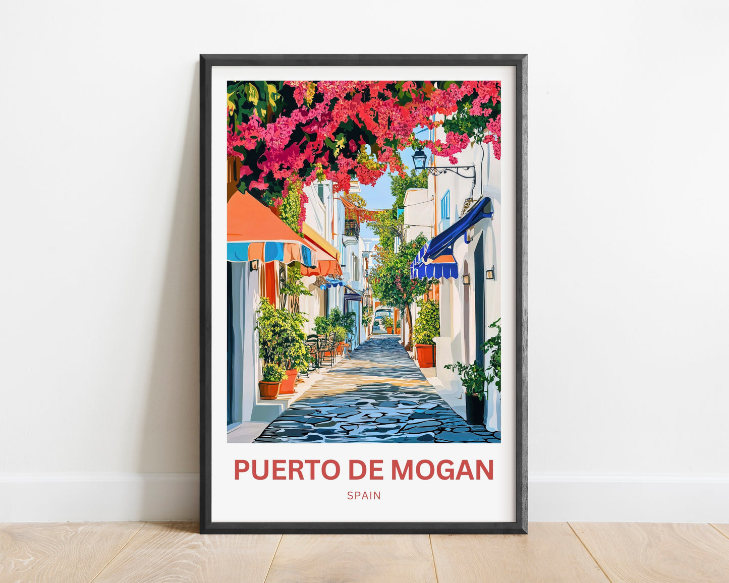 Puerto de Mogán Travel Poster - The Venice of Gran Canaria
