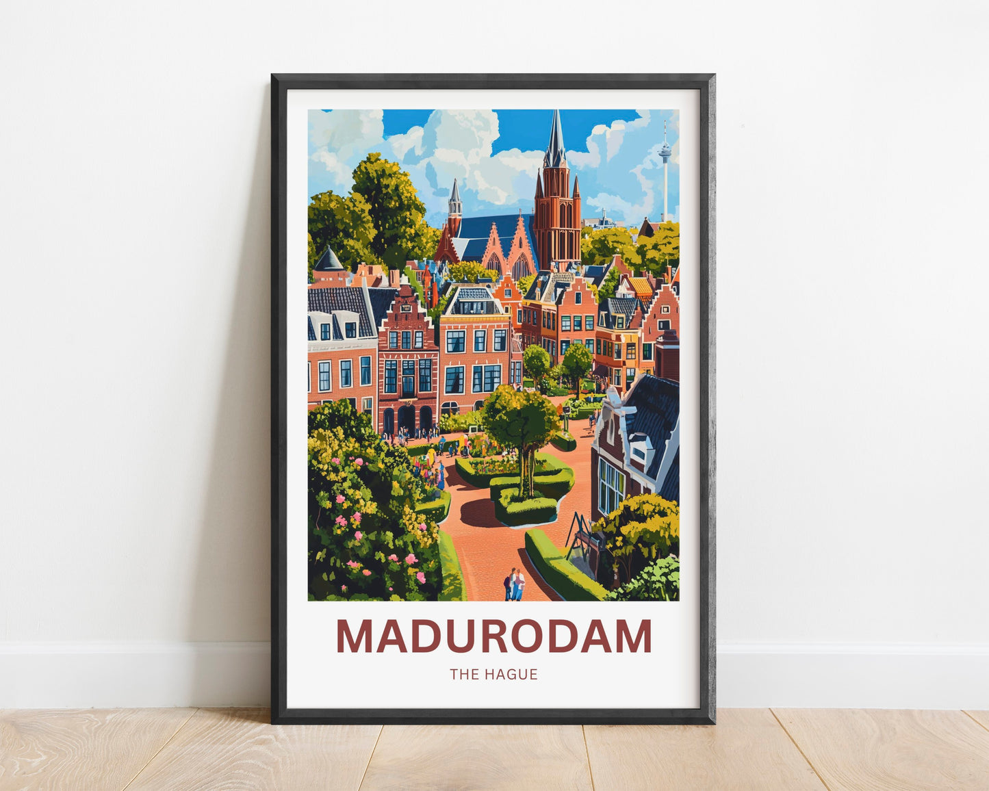 Madurodam Travel Poster- Tiny Treasures of the Netherlands