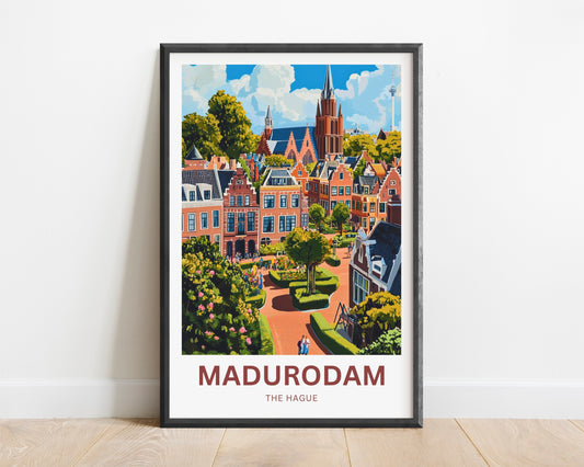 Madurodam Travel Poster- Tiny Treasures of the Netherlands