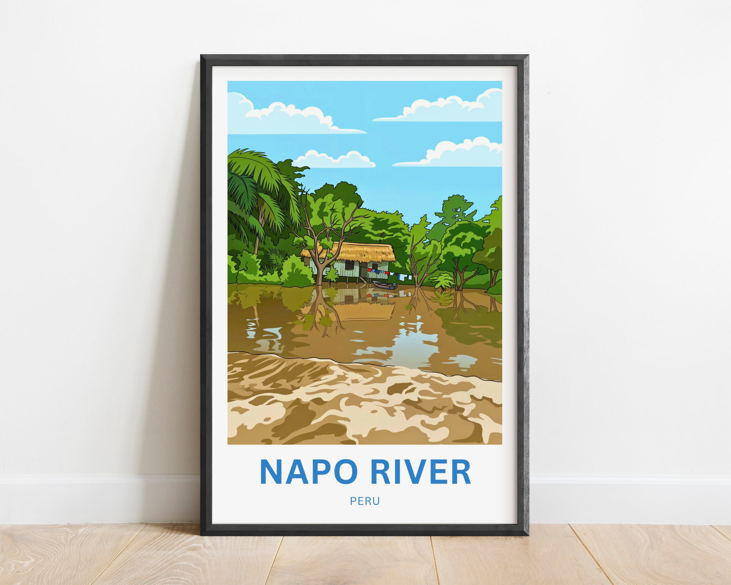 Napo River Travel Poster - River Views