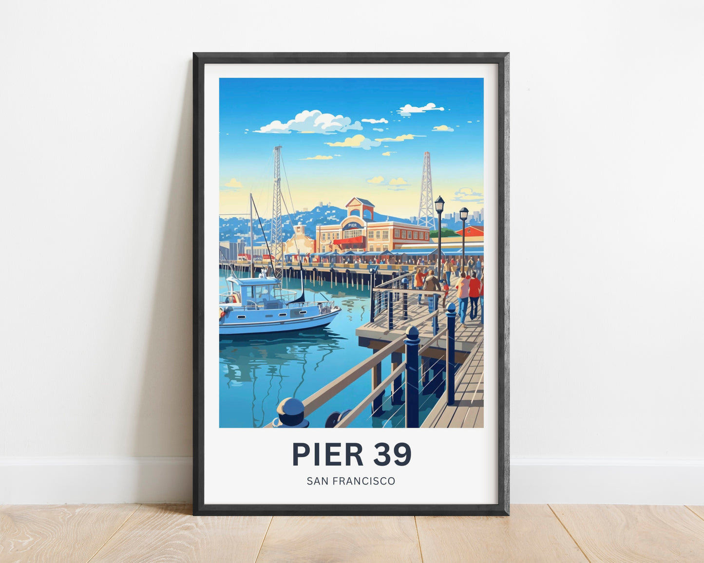 Pier 39 Travel Poster