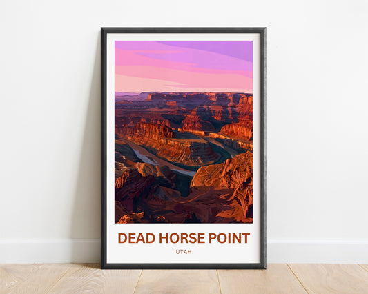 Dead Horse Point Travel Poster - National Park View
