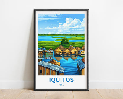 Iquitos Travel Poster - Explore Peru