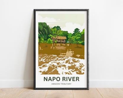 Napo River Travel Poster - Captivating Journey
