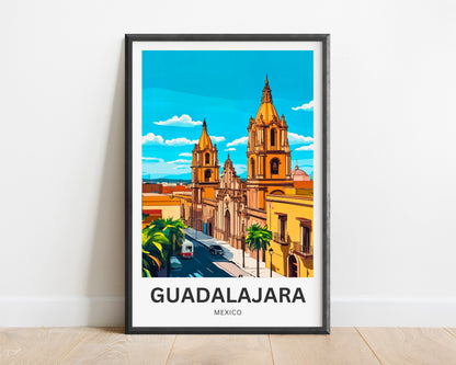 Guadalajara Travel Poster - Mexico’s cultural heart