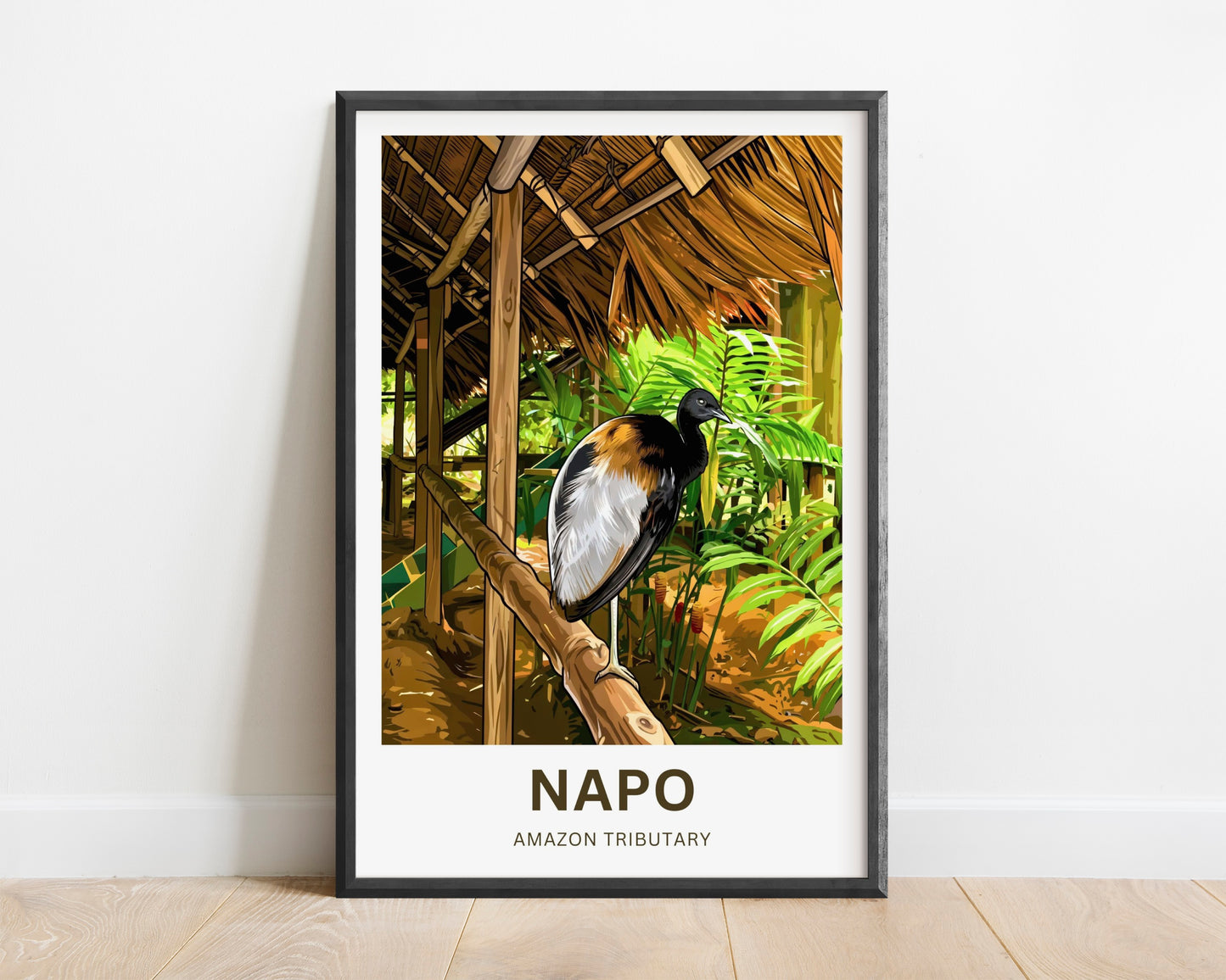 Napo River Travel Poster - Amazon Tributary Discovery